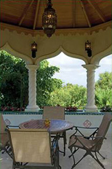 Kismet St John Villa Dining in the Tower with 360 Degree Views