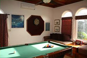 Villa Kismet Billiard and Game Room with Darts on St John