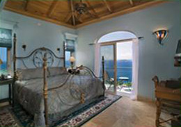 Kismet St John Horizon Suite King Sized Bed and Ocean View