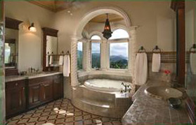 St John Villa Kismet Master Bathroom with Views